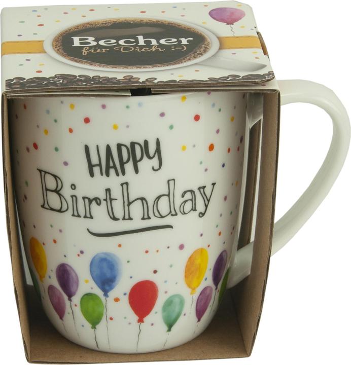 Produktbild La Vida Becher 'Happy Birthday' (250 ml, 6 x)