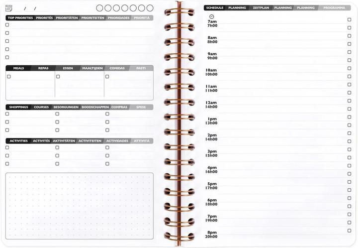 Image du produit Biella CLAIREFON Agenda AgeBag non daté 78239C my Daily 125 feuilles tabac A5 (A5)