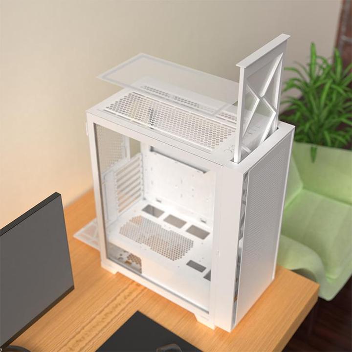 Actual product image Montech Air 1000 Lite White (mATX, Mini-ITX, ATX)