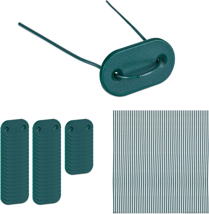 Image du produit Relaxdays 52 pcs. fixation pare-vue (10 cm)