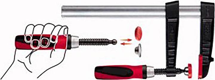 Actual product image Bessey Malleable iron screw clamp 120x60mm (120 mm)