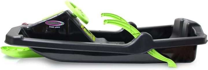 Produktbild Jamara Snow Play Bob Black Devil 84cm schwarz mit Lenkrad und Bremse