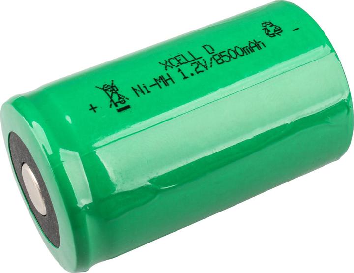 XCell NiMH battery, industrial cell, mono, flat rate, 57x33mm, 1.2V/8500mAh (1 pcs., 8500 mAh)