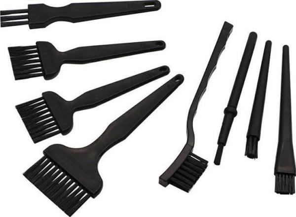 Produktbild Aptel Set mit 10 Bürsten und ESD-Antistatikbürsten schwarz AG737B