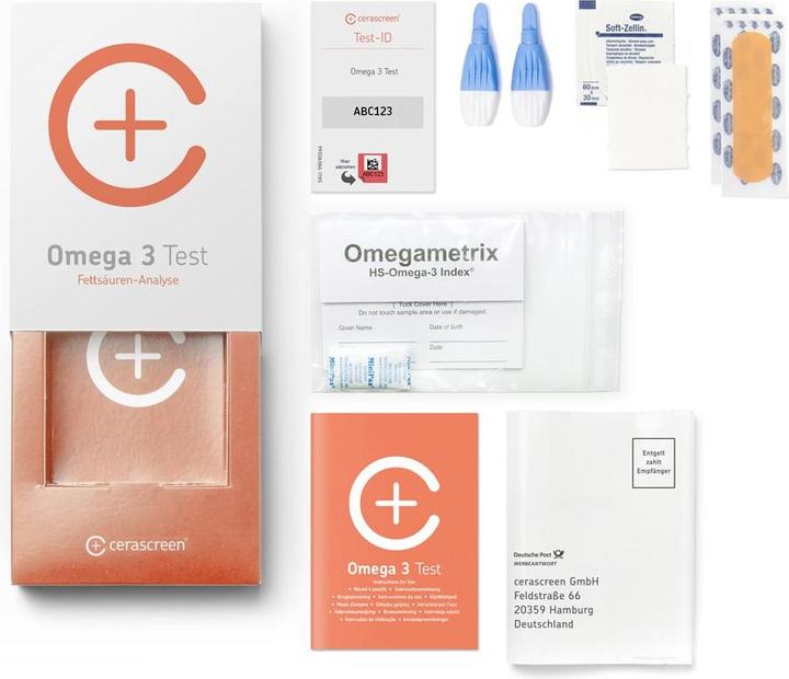 Produktbild Cerascreen Selbsttest Omega-3 und 6 1 Stück (1 x)