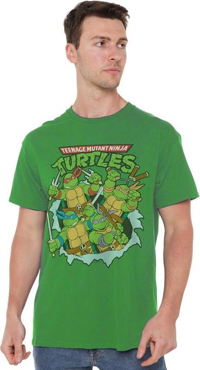 Immagine prodotto Teenage Mutant NT Maglietta Gruppo Retro Uomo (3XL)