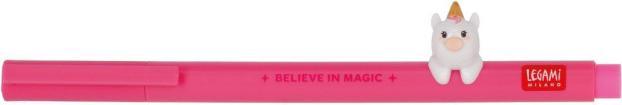 Actual product image Legami Roller Gelstift Unicorn lovely friends (Neon Pink)