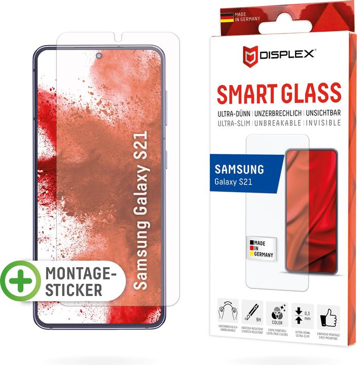 Immagine prodotto Displex Smart Glass, Displayschutzfolie (1 Pezzo/i, Samsung Galaxy S21 5G)