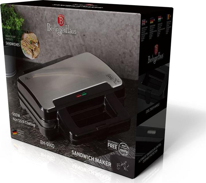 Image du produit BerlingerHaus ELECTRIC. Grille-pain 900 W SANDWICHER FACTORY BH-9140