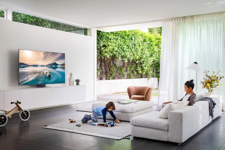 Actual product image Samsung QE55Q90T (55", QLED, 4K, 2020)