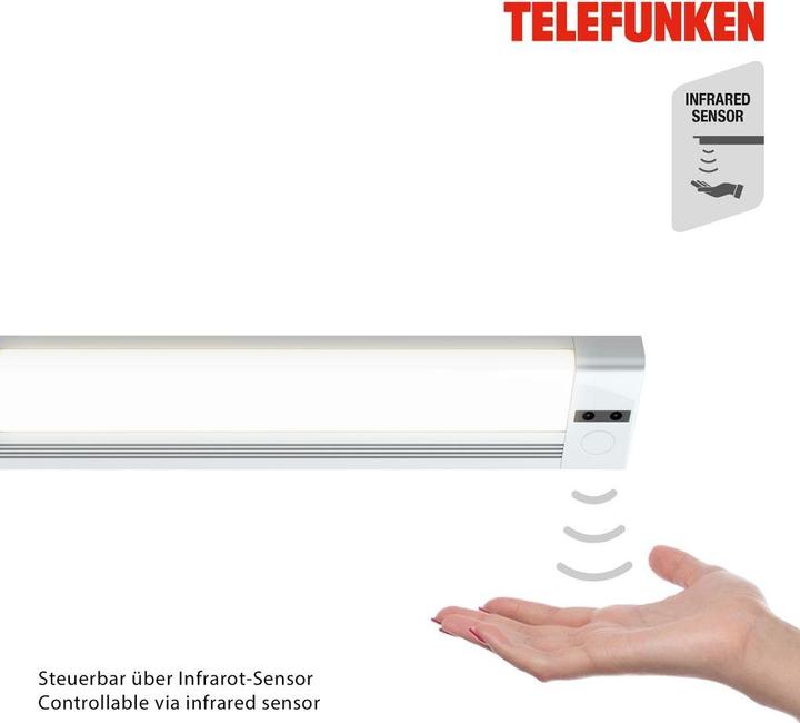 Produktbild Telefunken LED Unterbauleuchte, silber, 1xLED-Platine/10W (1100 lm)