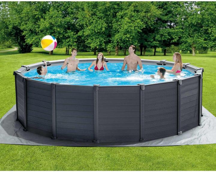 Image du produit Intex Piscine hors sol Graphite Gray Panel (478 x 124 cm)