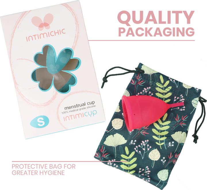 Actual product image Intimichic Copa Menstrual Silicona Medica S (S)