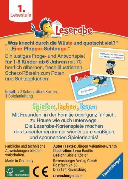 Image du produit Ravensburger 23498 - Leserabe - Le jeu des cartes pour apprendre à lire en s'amusant - 1ère classe (Allemand)