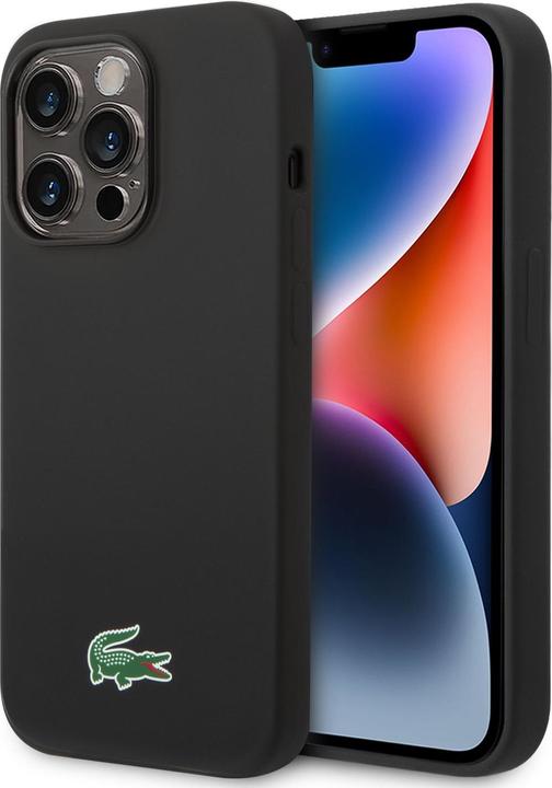 Produktbild Lacoste LCHMP15LSLOK iPhone 15 Pro 6.1" czarny/black hardcase Silicone MagSafe (Apple iPhone 15 Pro)