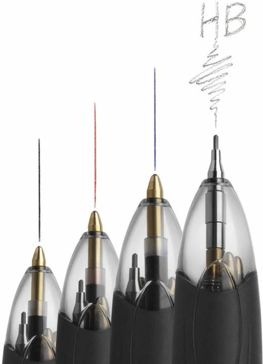 Produktbild Bic Kugelschreiber M/HB 942104 4Colours Multifun. 12 Stück (Weiss, Silber, Grau, 12 x)