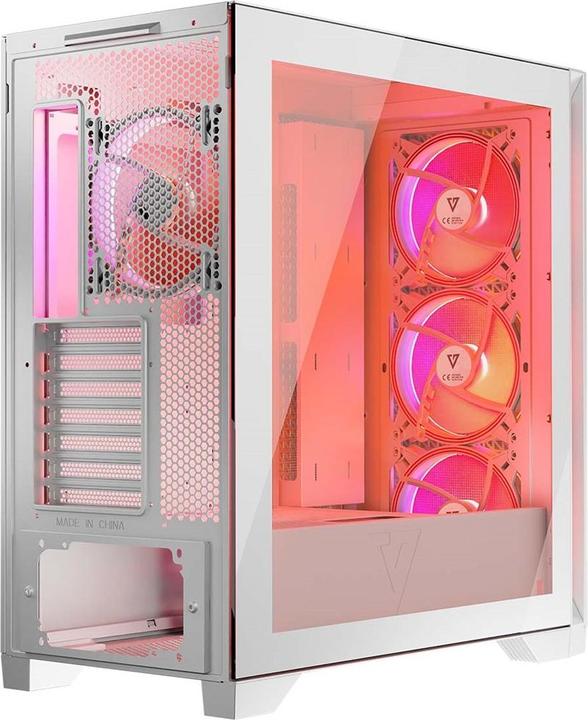 Actual product image Modecom Volcano Expanse T Apex ARGB biała (mATX, Mini-ITX)
