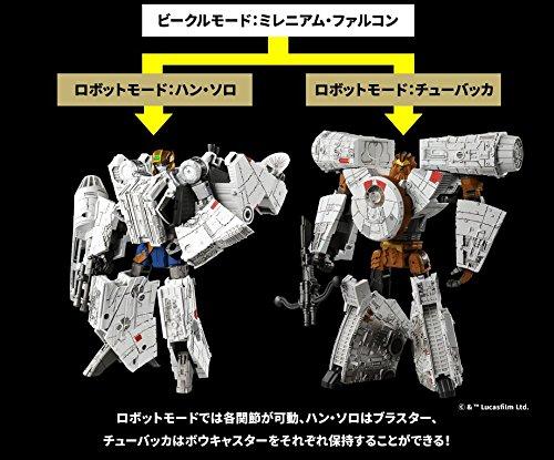 Image du produit Takara Tomy Star Wars Transformers 02 Faucon Millenium - 24 cm