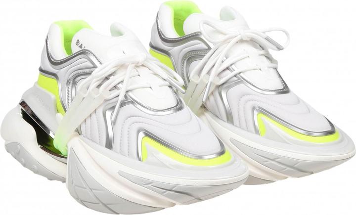 Produktbild Balmain unicorn wave sneakers in neoprene color white and yellow (42)