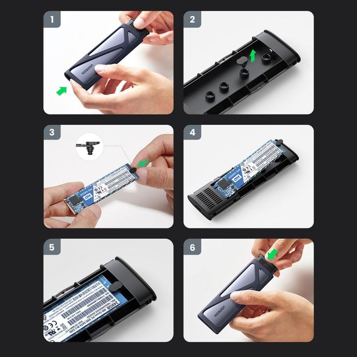 Actual product image Ugreen CM400 (M.2 2280, M.2 2260, M.2 2230, M.2 2242)