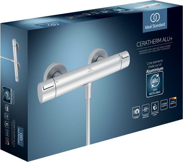 Actual product image Ideal Standard Surface-mounted shower thermostat Alu+