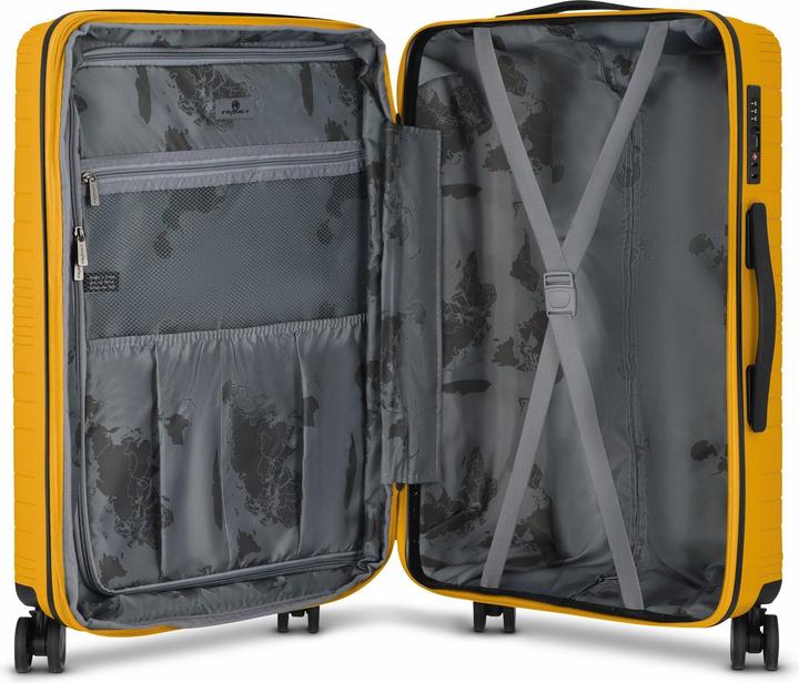Actual product image Franky Dallas 3.0 4 Rollen Kofferset 3-teilig mit Dehnfalte (188 l, XL (from 140l))