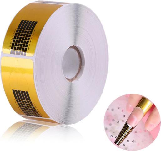 Immagine prodotto Nagellack24 Schablonen Gold