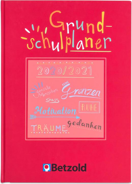 Produktbild Betzold Design-Grundschulplaner 2020/2021, Hardcover (A4, Deutsch)
