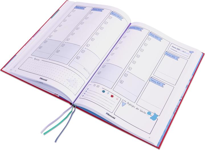 Produktbild Betzold Design-Grundschulplaner 2020/2021, Hardcover (A4, Deutsch)