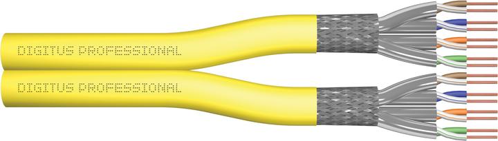 Immagine prodotto Digitus Cavo di installazione con doppino intrecciato CAT 7A, S/FTP, AWG 22/1, FRNC-C LSZH-3 (S/FTP, CAT7a, 500 m)