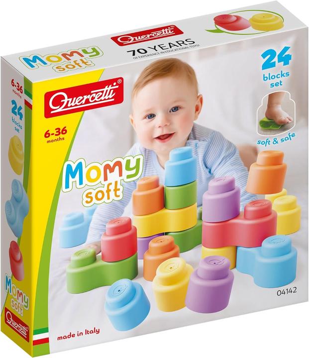 Image du produit Quercetti Blocs de construction Momy Soft, 24 pcs.