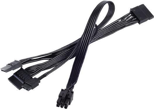 Produktbild Silverstone kurzes Netzteil-Kabelset für Strider, flachband