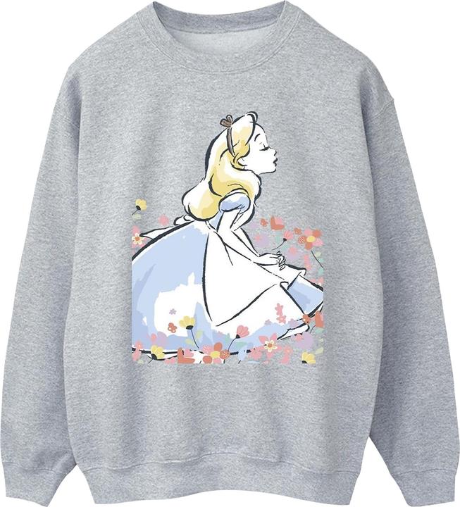 Produktbild Disney Alice In Wonderland Sketch Flowers Sweatshirt (XL)