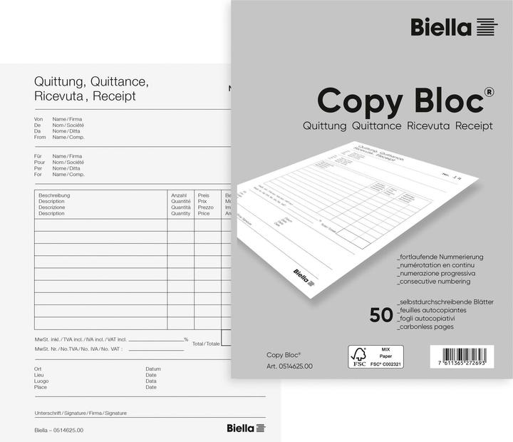 Immagine prodotto Biella Copia blocco (100 x)