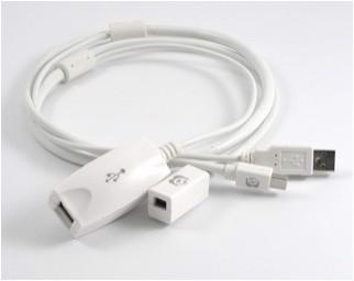 Produktbild Dr. Bott Mini DisplayPort| USB A — Mini DisplayPort| USB A (3 m, DisplayPort)