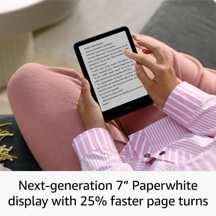 Produktbild Amazon Kindle Paperwhite 2024 12th Gen Signature (7", 32 GB, Metallisch, Schwarz)