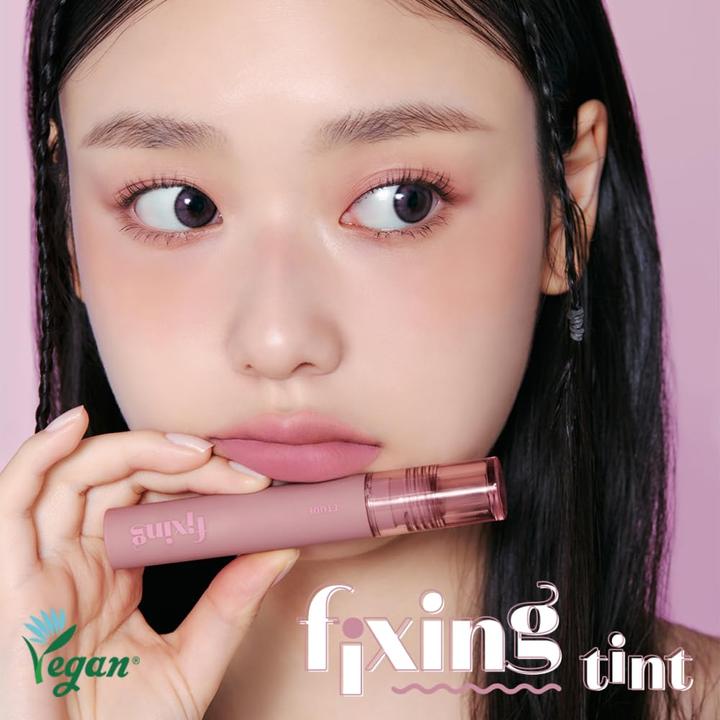 Immagine prodotto Etude House House Fixing Tint 11 Rose Blending Long Lasting High Pigmented Liquid Lipstick Waterproof Lightweigh (11 Miscelazione di rose)
