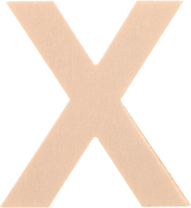 Immagine prodotto Glorex Lettera X 6cm Pioppo Europa FSC