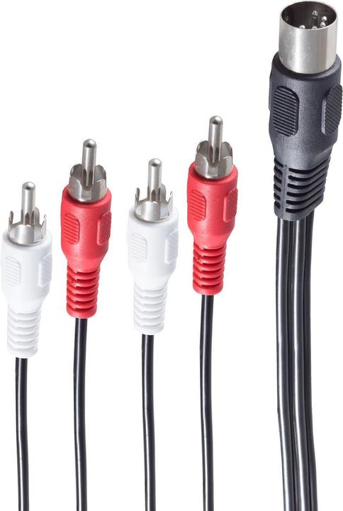 Immagine prodotto Shiverpeaks ®-BASIC-S--Cavo diodo Basic con spina a 5 pin e 4 spine cinch 1,5m (1.50 m)