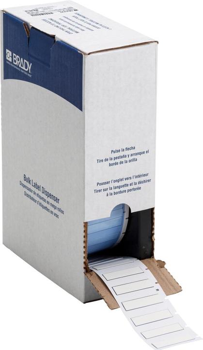 Image du produit Brady BM-250-175-342, Manchon Permas, polyoléfine thermorétractable, blanc, 44.83 x 11.15 mm, pour Dur