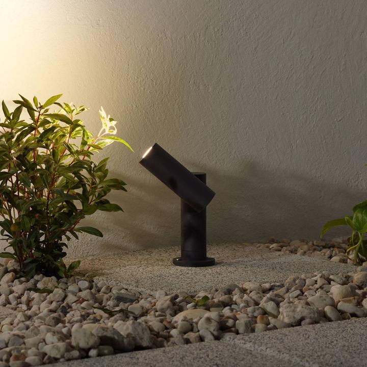 Image du produit Lucande Lampe de jardin Narea LED H14 Dark Grey (417 lm, IP65)