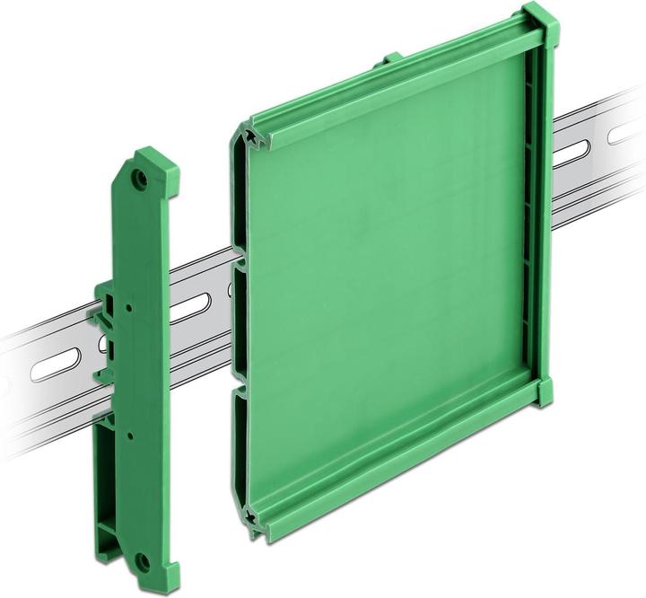 Produktbild Delock Platinenhalterung (107 mm) für Hutschiene 10 cm lang (0.10 m)