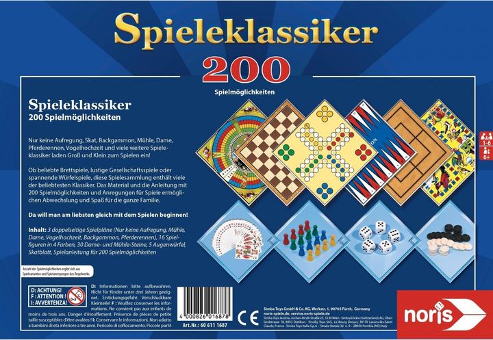 Actual product image Noris Classic games 200 ways to play (German)