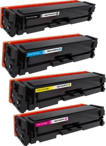 Hermex Kompatibler Toner für HP Color LaserJet Pro MFP M283fdw (ohne Chip) (M, Y, C, BK)