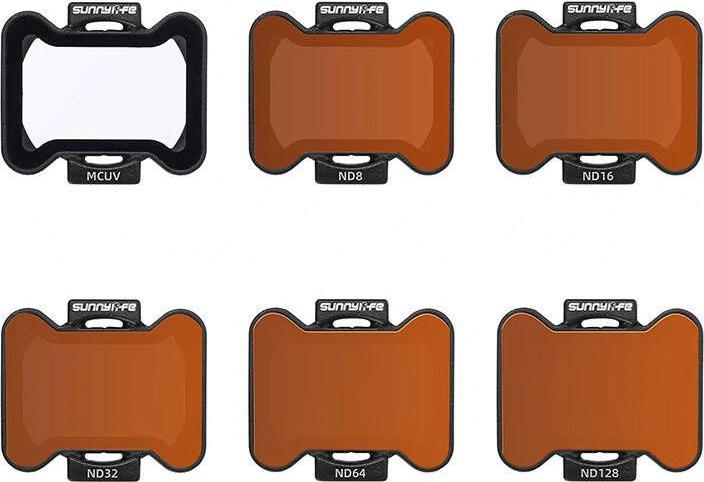 Sunnylife MCUV+ND8/16/32/64/128 filter set for DJI Avata 2 (Filtres pour drones, DJI Avata 2)