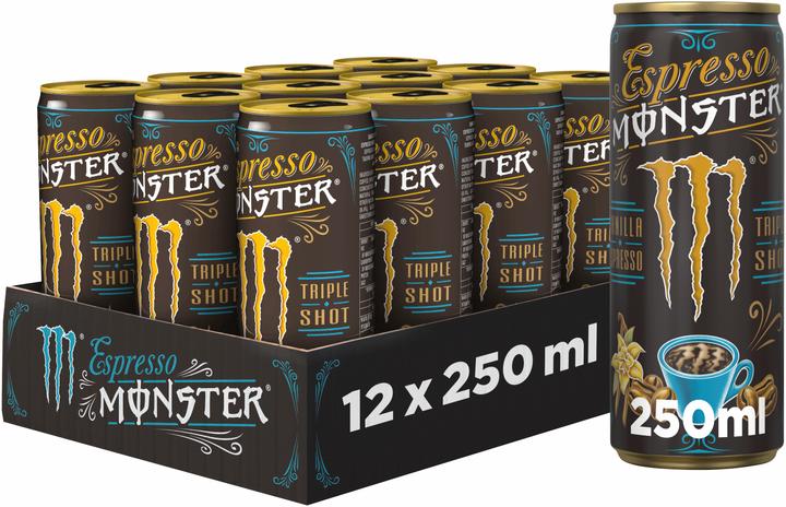 Image du produit Monster Energy Espresso vanille (12 x 25 cl)