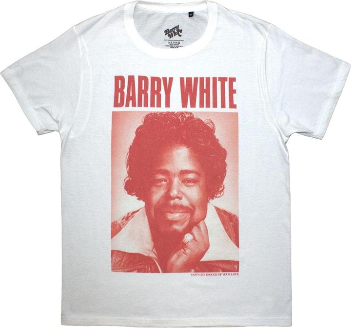 Image du produit Barry White T-Shirt unisexe Adulte Box Photo (L)
