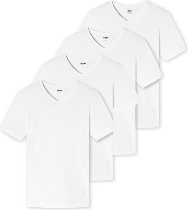Actual product image Uncover by Schiesser Pack of 4 Basic Undershirt / Shirt Short Sleeve (XL)