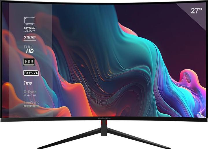 Actual product image Mars Gaming MV-27C (1920 x 1080 pixels, 27")