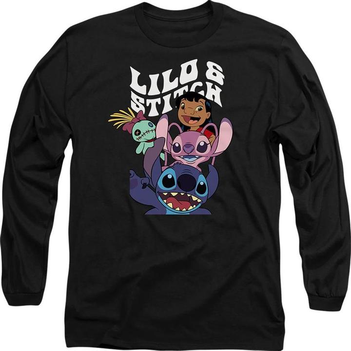 Actual product image Lilo & Stitch Unisex Adult Character Montage T-Shirt (L)